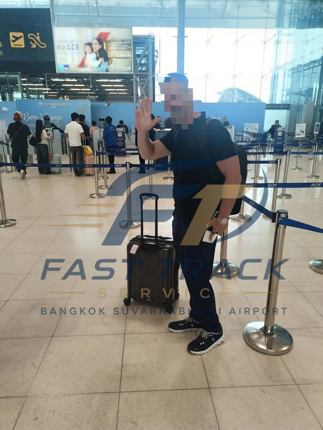 Traveller at the Suvarnabhumi meeting point